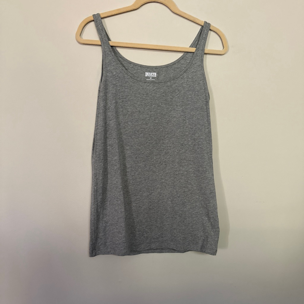 Women's Duluth Trading Co. Gray Tank Top Size M